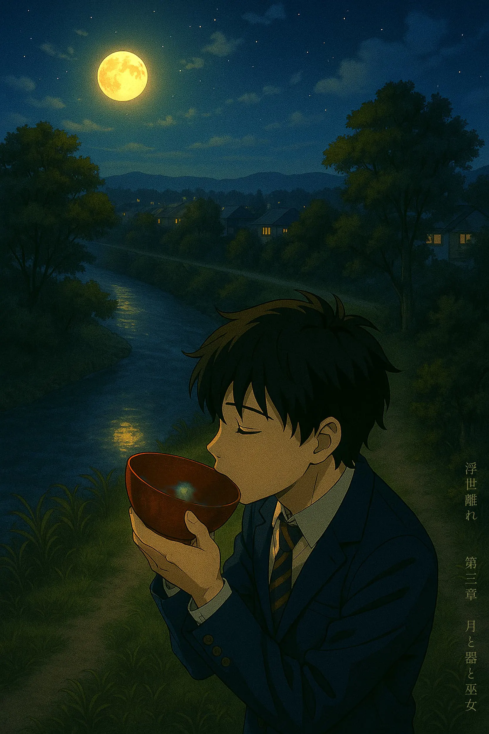 戸田光祐 作品集 デザイン アート｜KOHSUKE TODA PORTFOLIO Design Artwork｜青春ものづくり小説 浮世離れ: 僕が職人になった理由 Kindle版｜深紅の漆の奥に、かすかに月光のような青白い揺らぎが宿っている