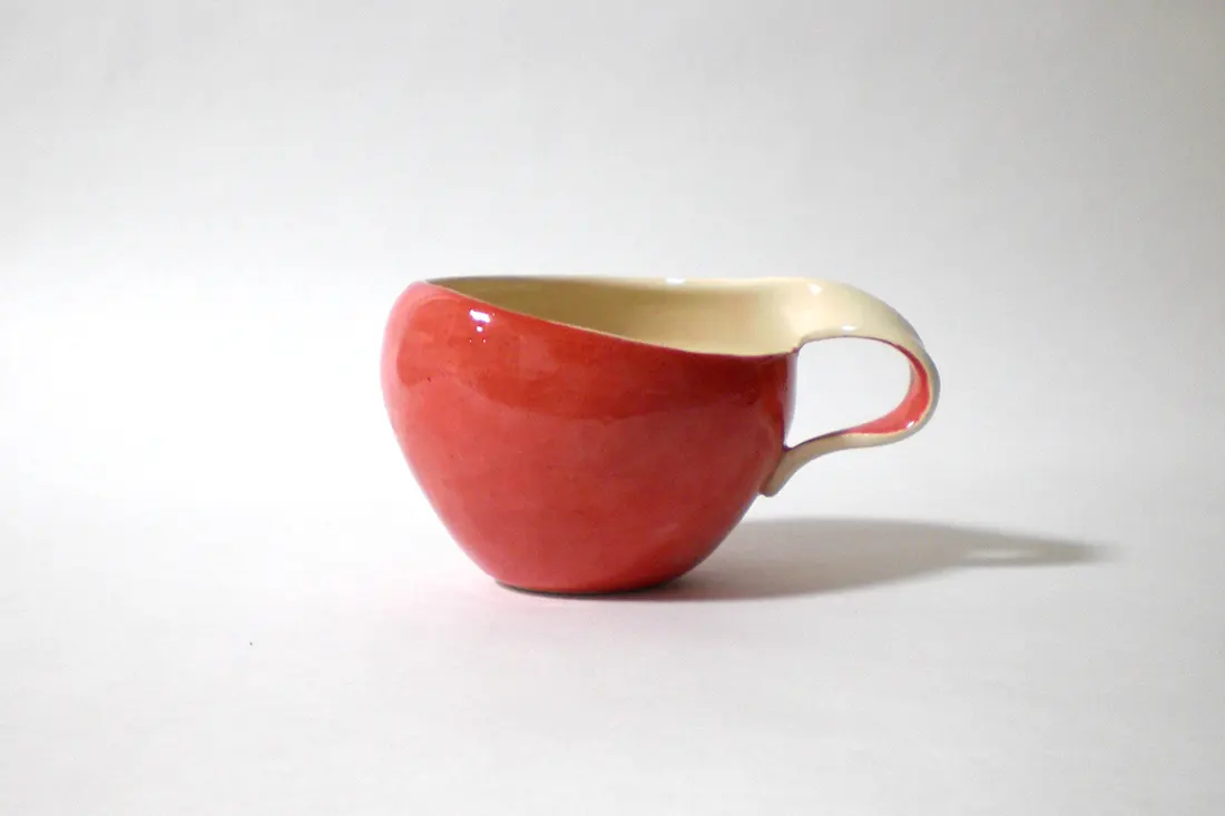 戸田光祐 作品集 デザイン アート｜KOHSUKE TODA PORTFOLIO Design Artwork｜Apple Tea Cup 陶芸作品